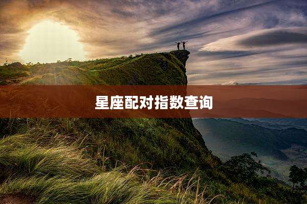 星座配对指数查询
