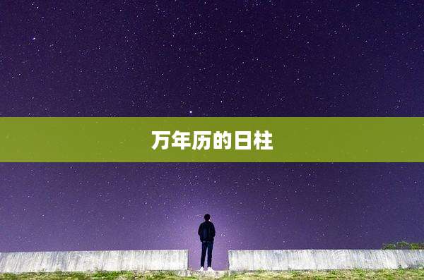 万年历的日柱