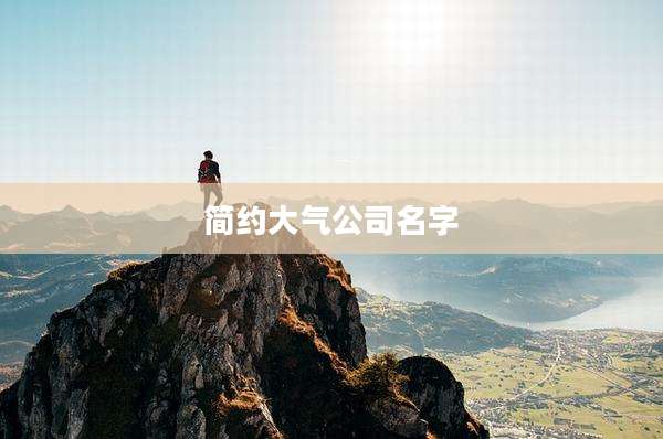 简约大气公司名字
