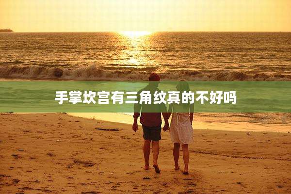 手掌坎宫有三角纹真的不好吗