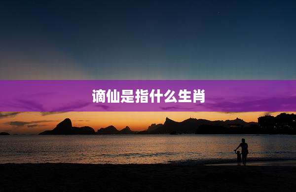 谪仙是指什么生肖