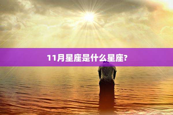11月星座是什么星座?