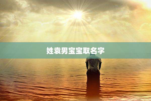 姓袁男宝宝取名字