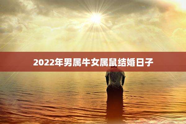 2022年男属牛女属鼠结婚日子