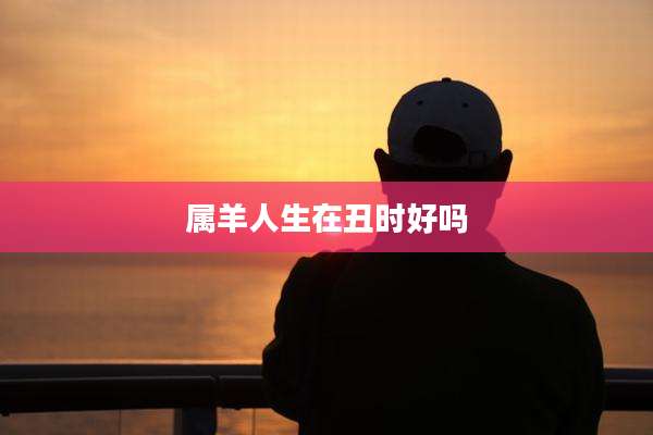 属羊人生在丑时好吗
