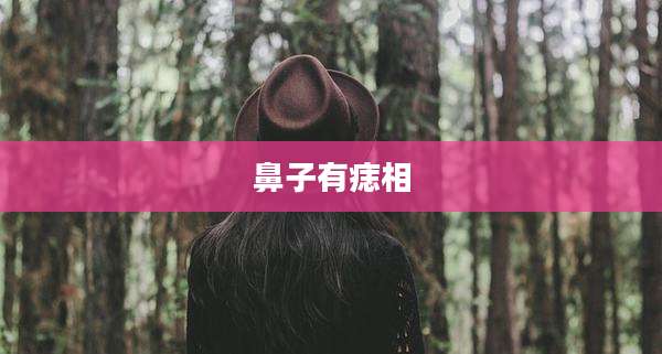 鼻子有痣相